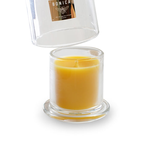 Beeswax Glass Dome Candle 160g