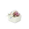 Flower Basket Wax Tablet White