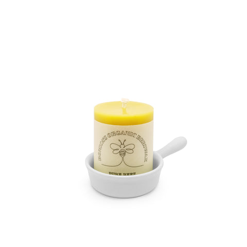 Beeswax Pure Beez Petite Pillar 100g Candle